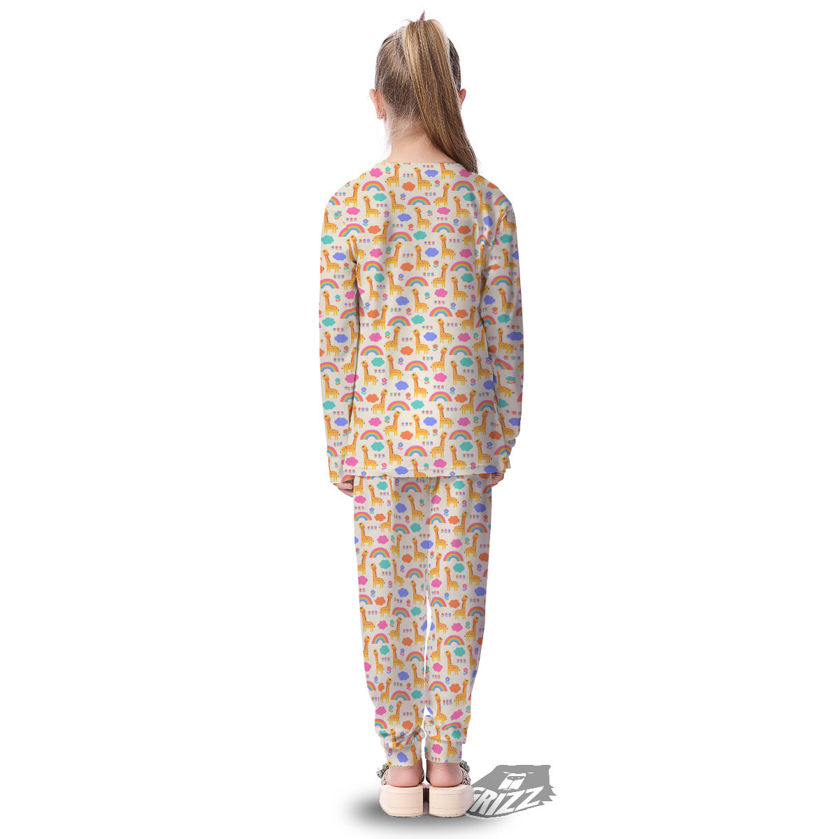 Baby Giraffe Cute Print Pattern Kid's Pajamas-grizzshop