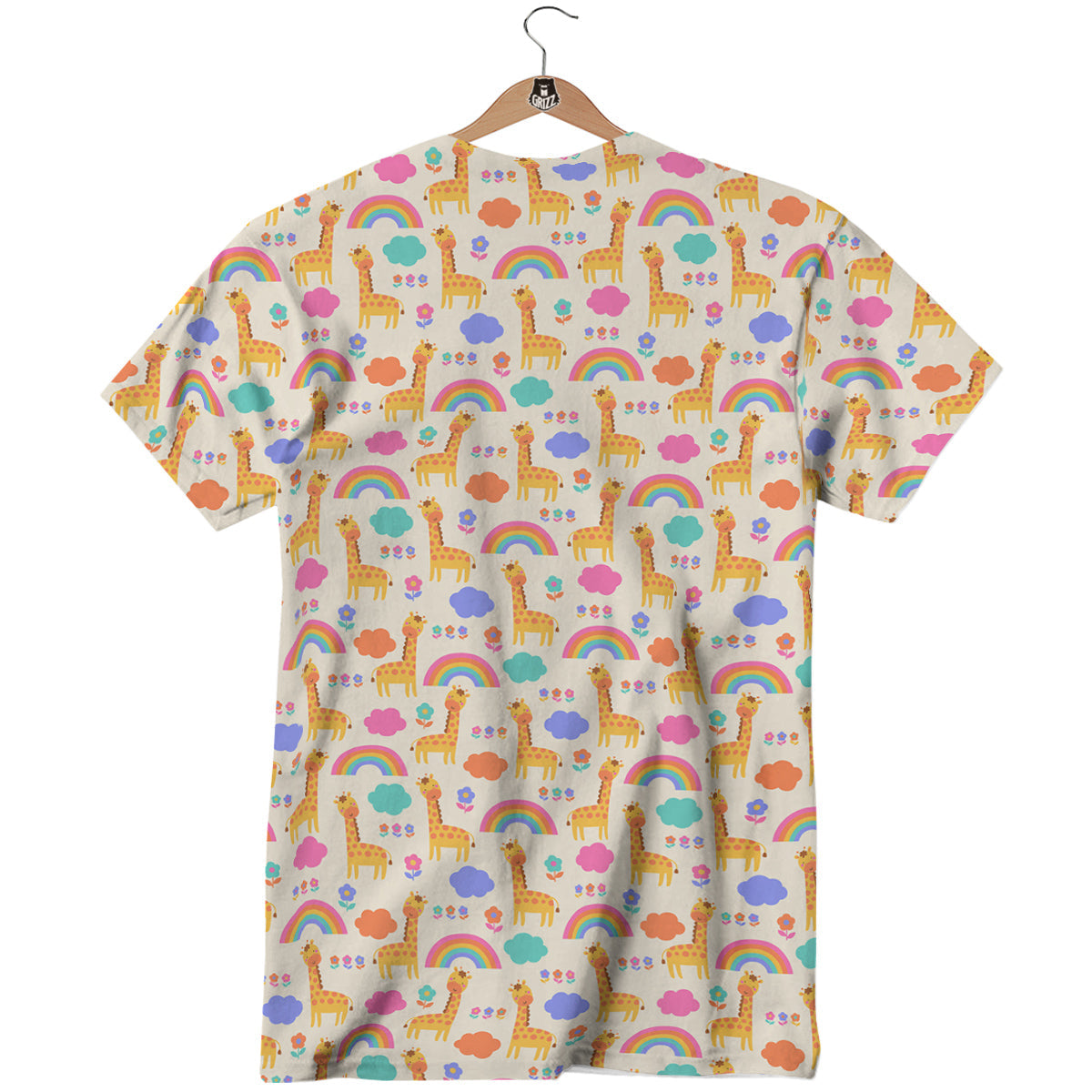 Baby Giraffe Cute Print Pattern T-Shirt-grizzshop