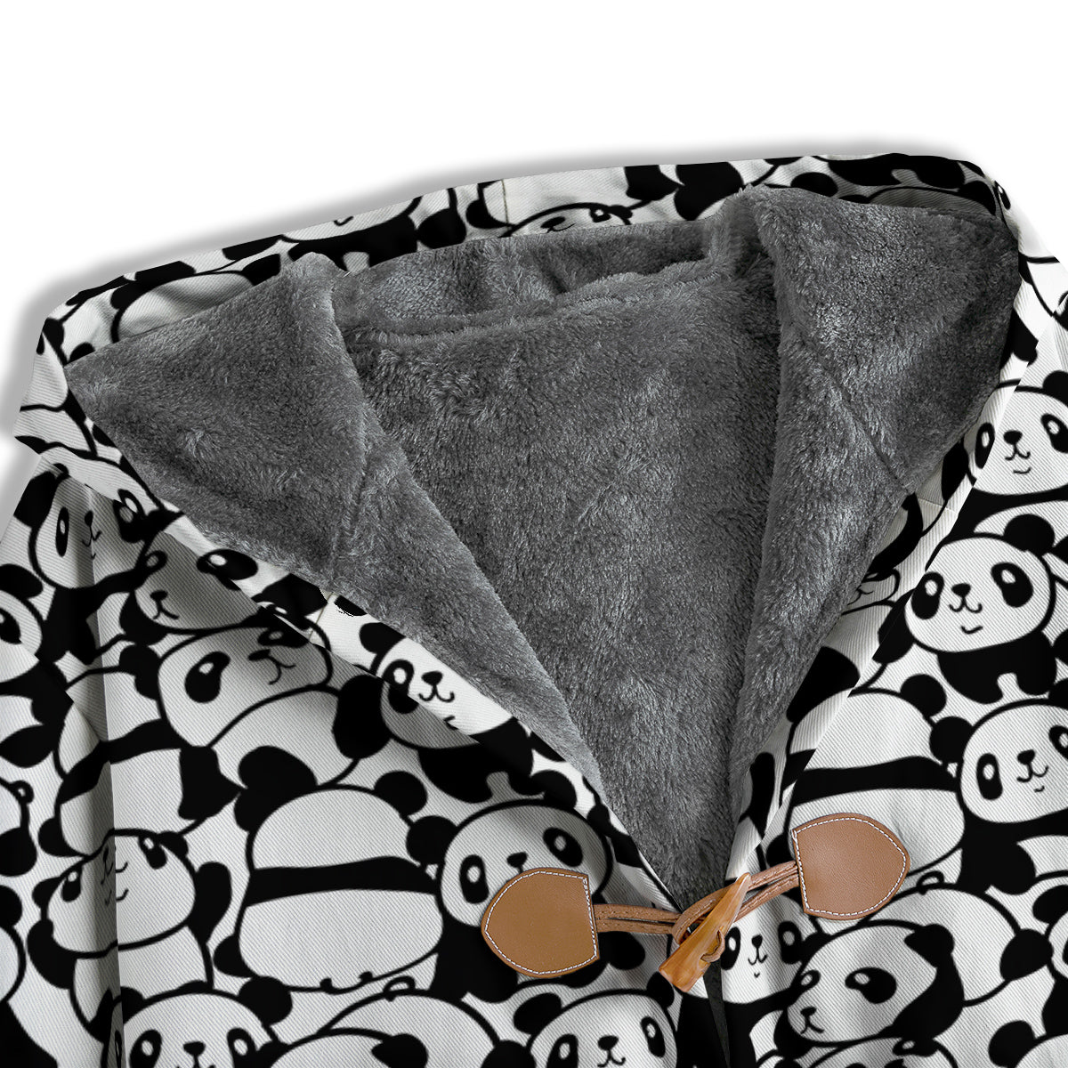 Baby Panda Cute Print Pattern Men's Windbreaker Jacket-grizzshop
