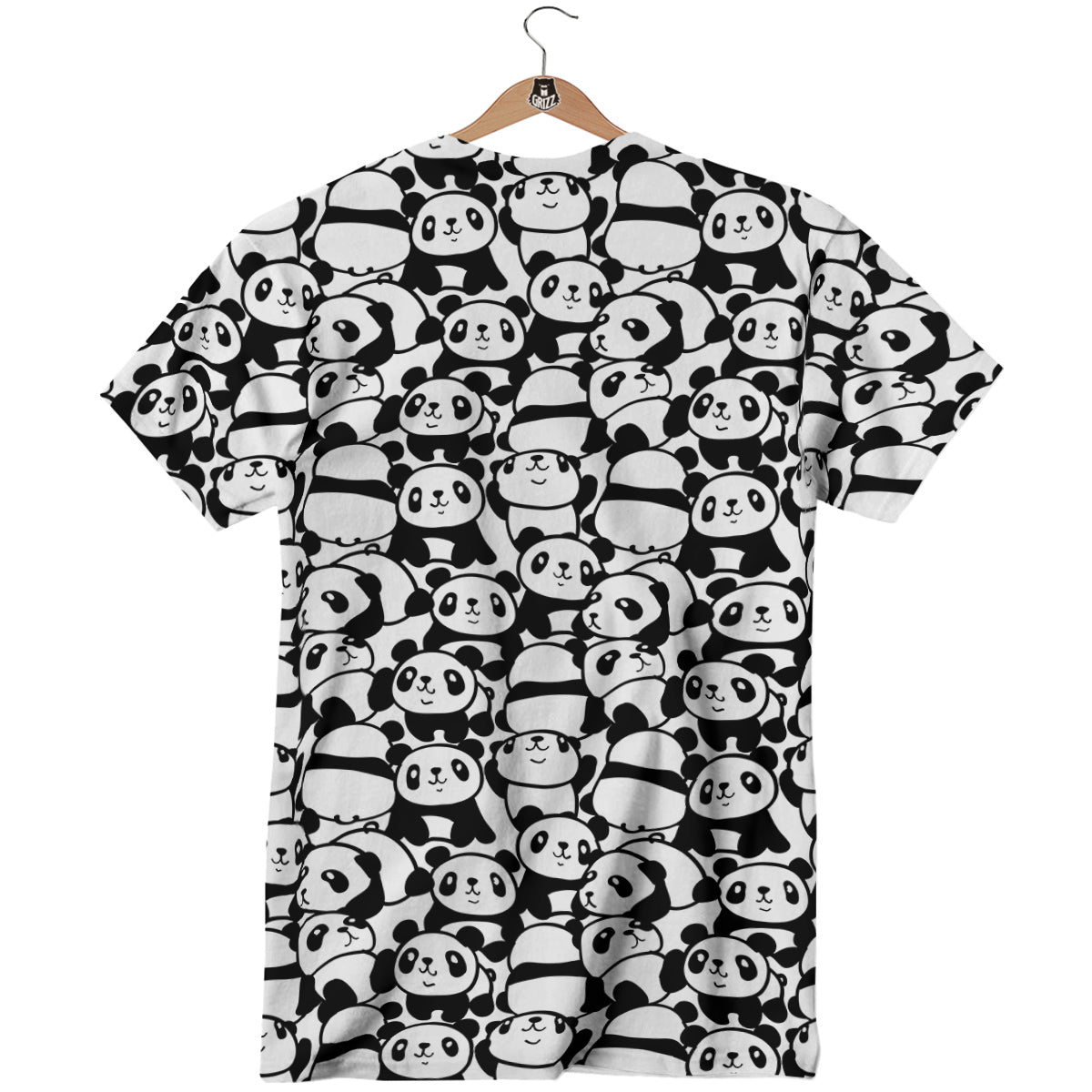 Baby Panda Cute Print Pattern T-Shirt-grizzshop