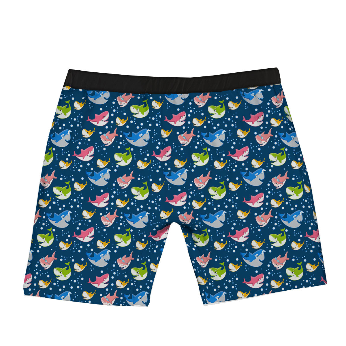 Baby Sharks Colorful Print Pattern Boxer Briefs-grizzshop