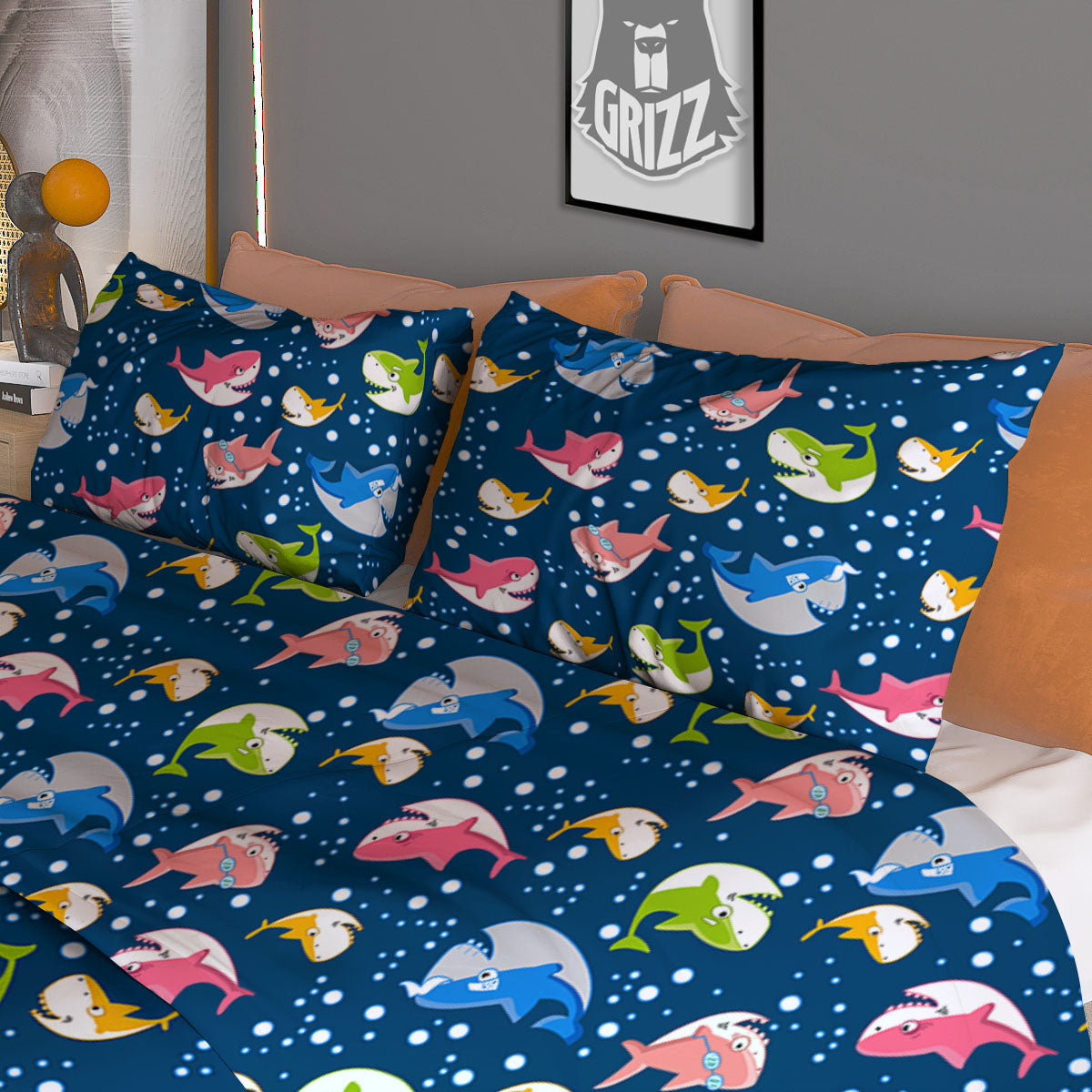 Ballet Floral Print Pattern Duvet Cover Bedding Set