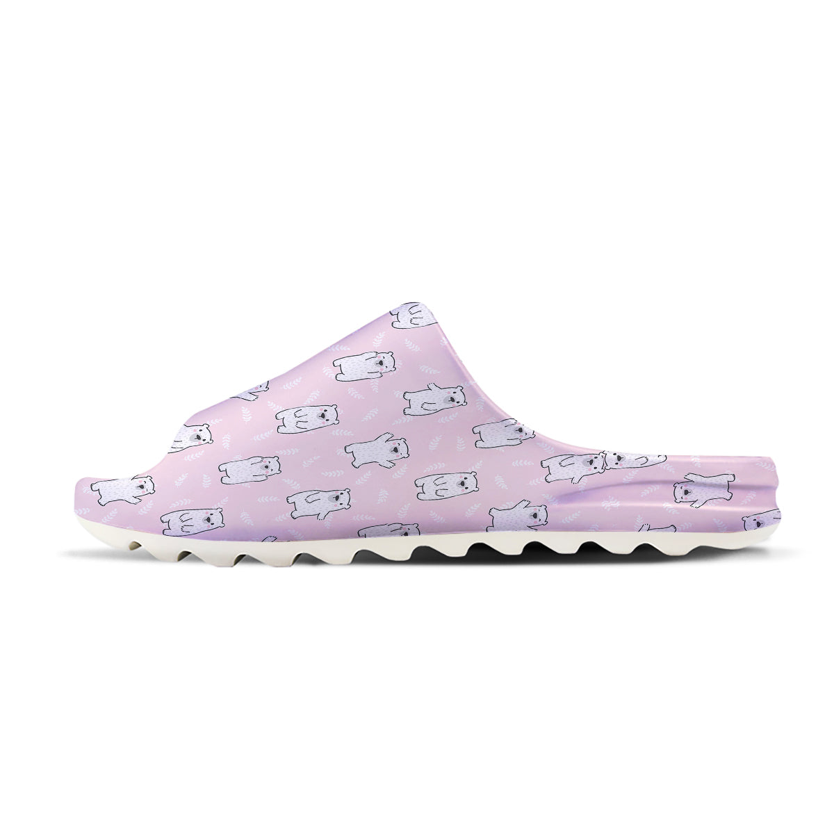Baby Polar Bear White Print Pattern Sandals-grizzshop