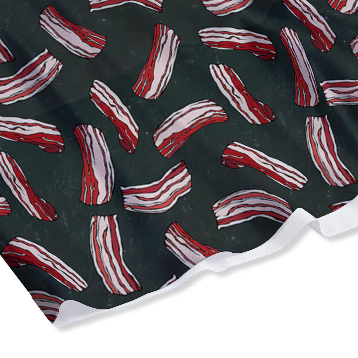 Buffalo Plaid Halloween Print Mesh Shorts