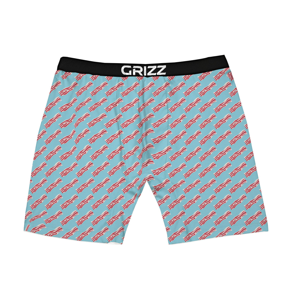 Bacon Blue Print Pattern Boxer Briefs-grizzshop