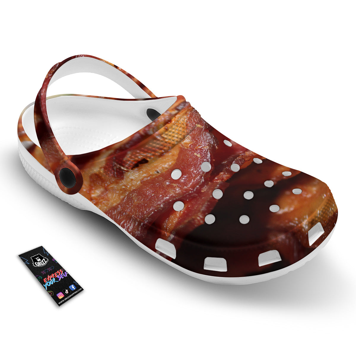 Bacon Crispy Print Clog-grizzshop