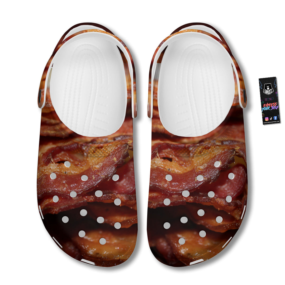 Bacon Crispy Print Clog-grizzshop