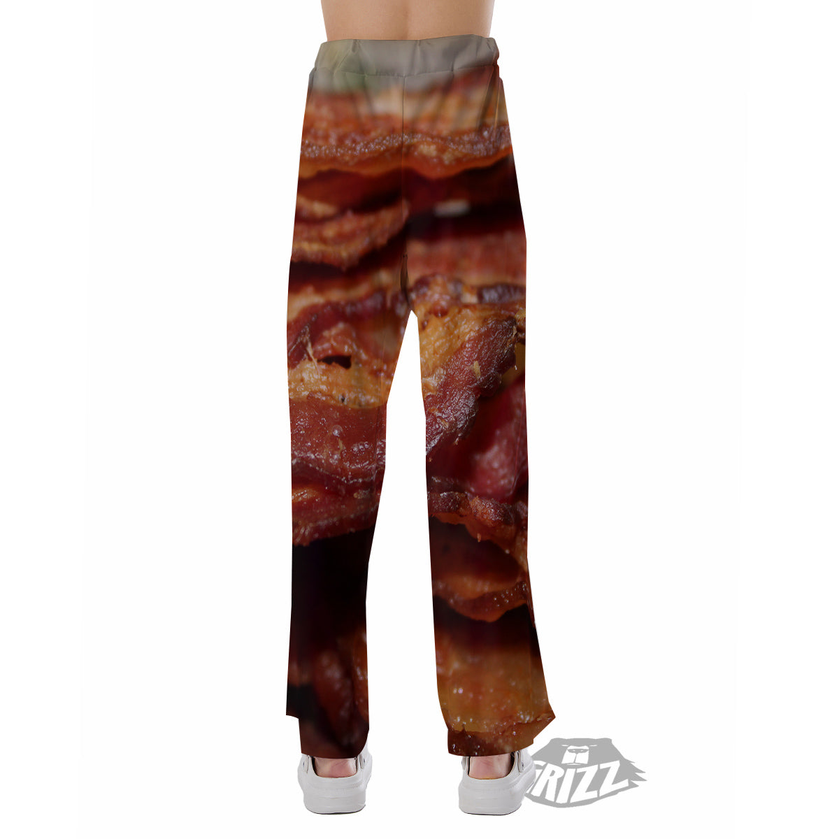 Bacon Crispy Print Pajama Pants-grizzshop