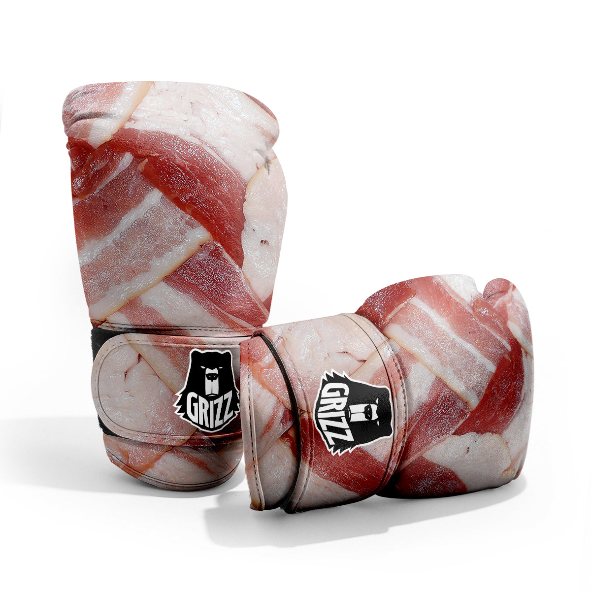 Bacon Weaving Print Pro Boxing Glove