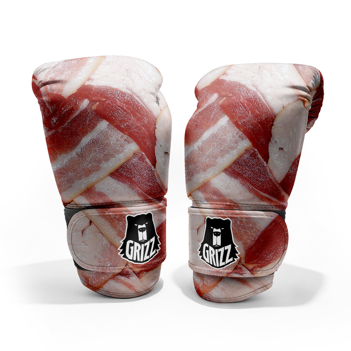 Bacon Weaving Print Pro Boxing Glove