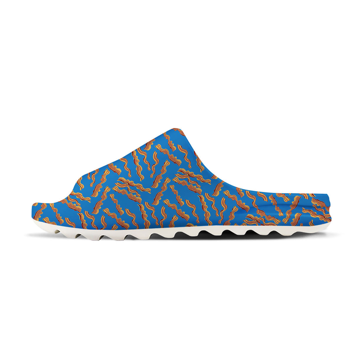 Bacon Blue Crispy Print Pattern Sandals-grizzshop