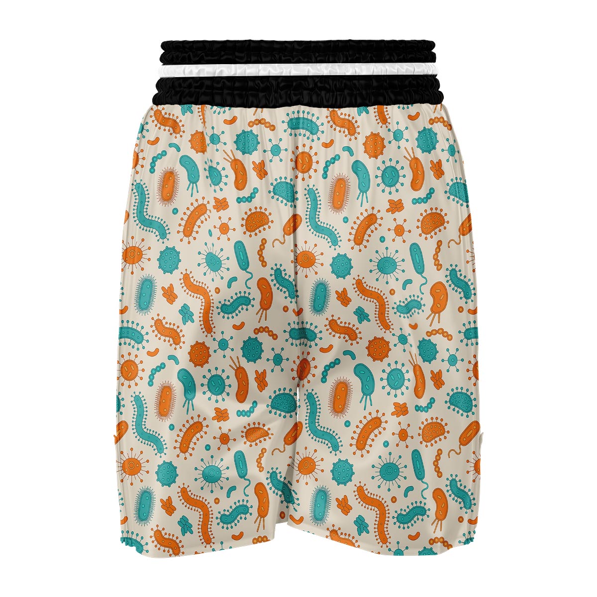 Bacteria Virus Print Pattern Boxing Shorts-grizzshop