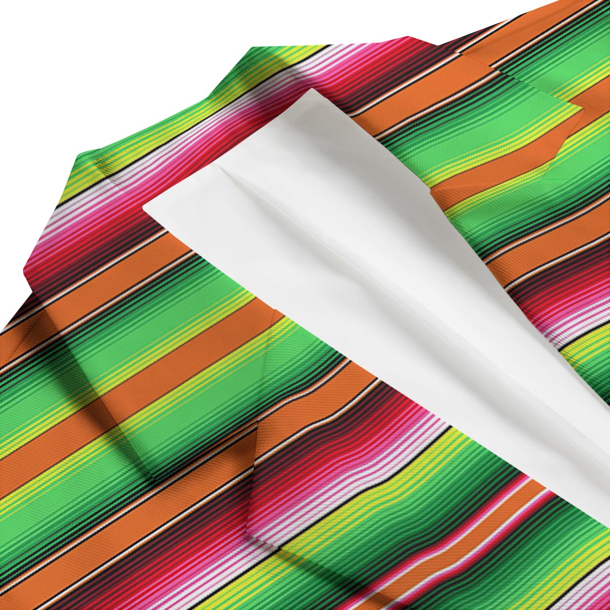 Baja Serape Mexican Blanket Pattern Print Men's Blazer-grizzshop
