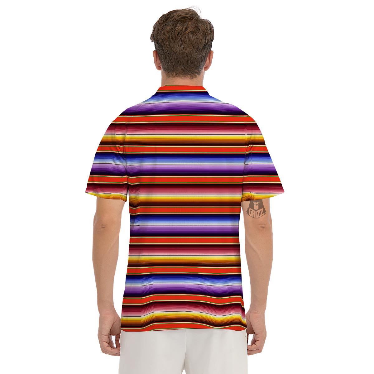 Baja Print Men's Golf Shirts-grizzshop