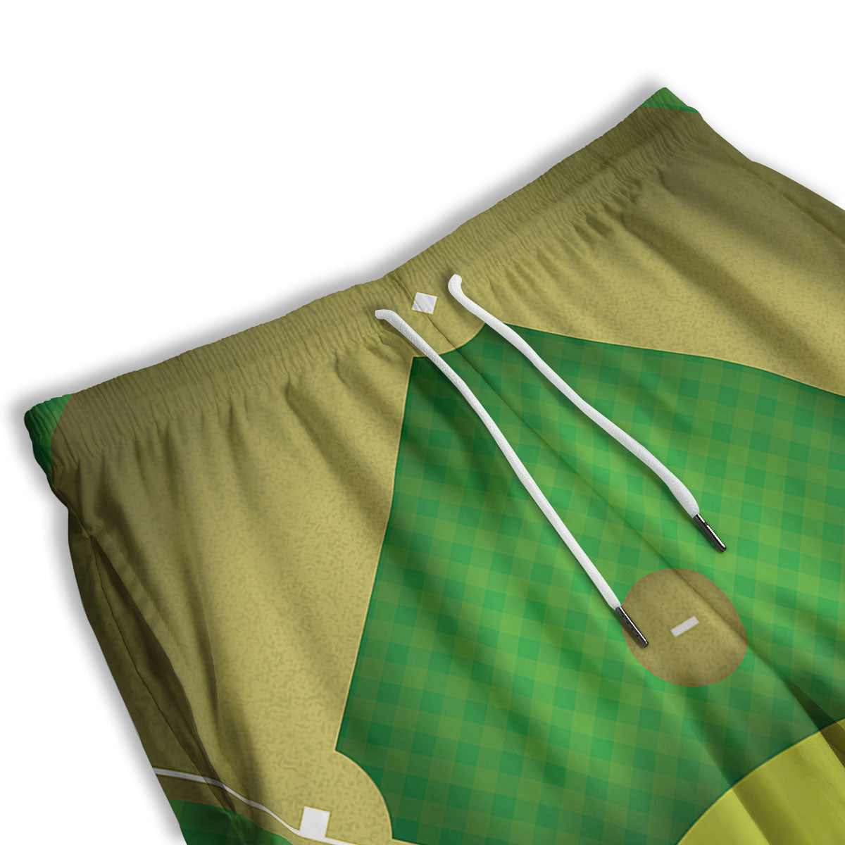 Ball And Softball Field Print Men's Athletic Shorts