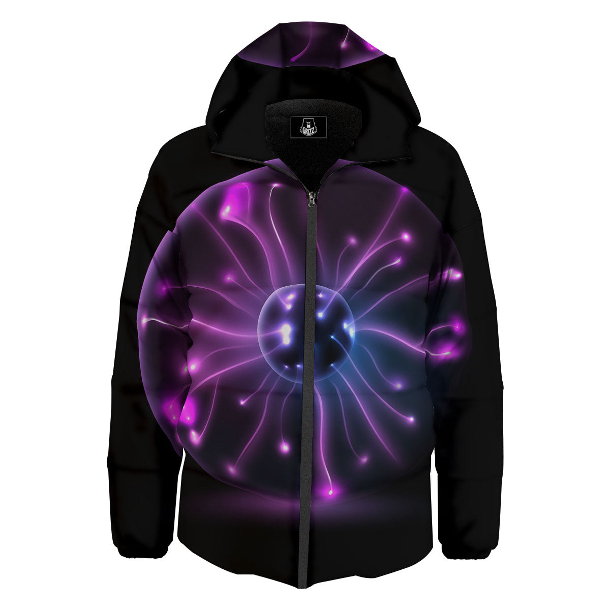 Ball Plasma Print Down Jacket-grizzshop