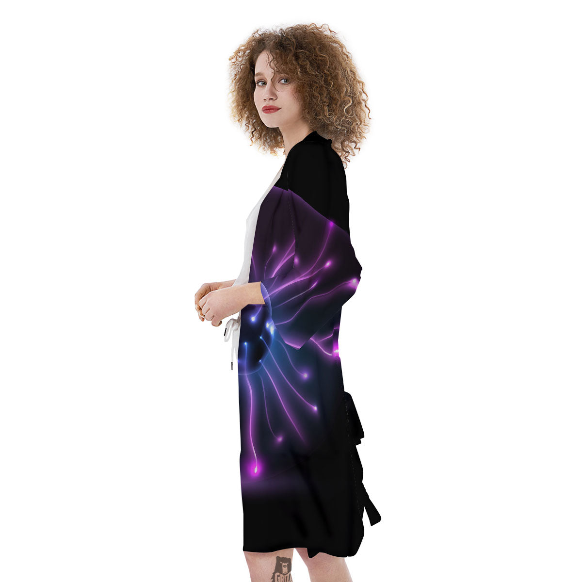 Ball Plasma Print Kimono-grizzshop