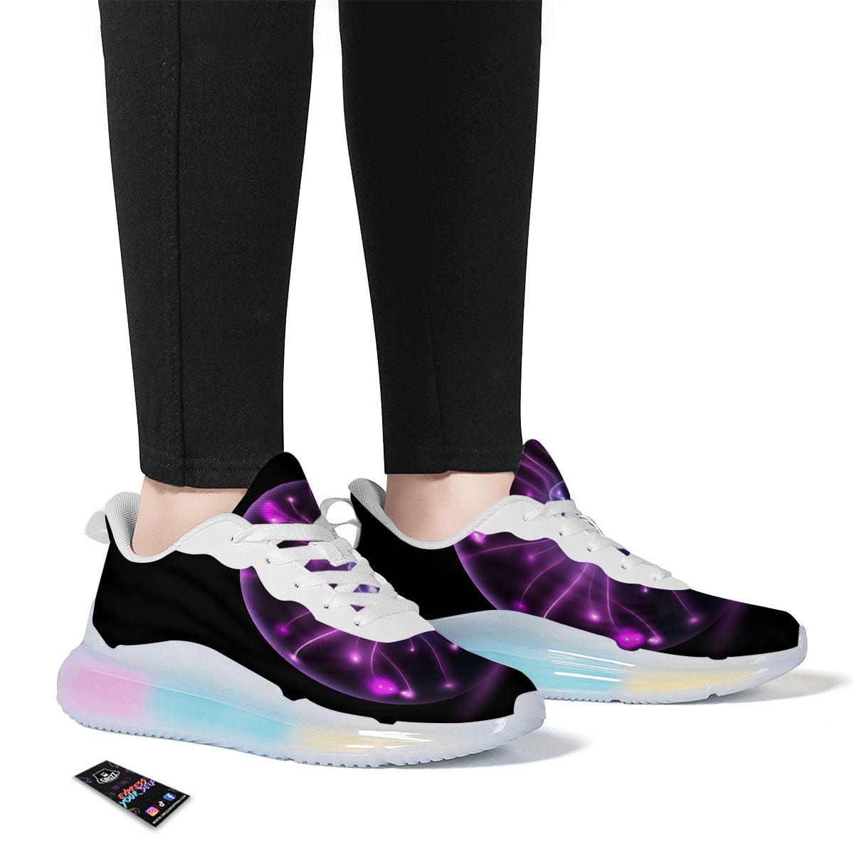 Ball Plasma Print Running Sneakers-grizzshop