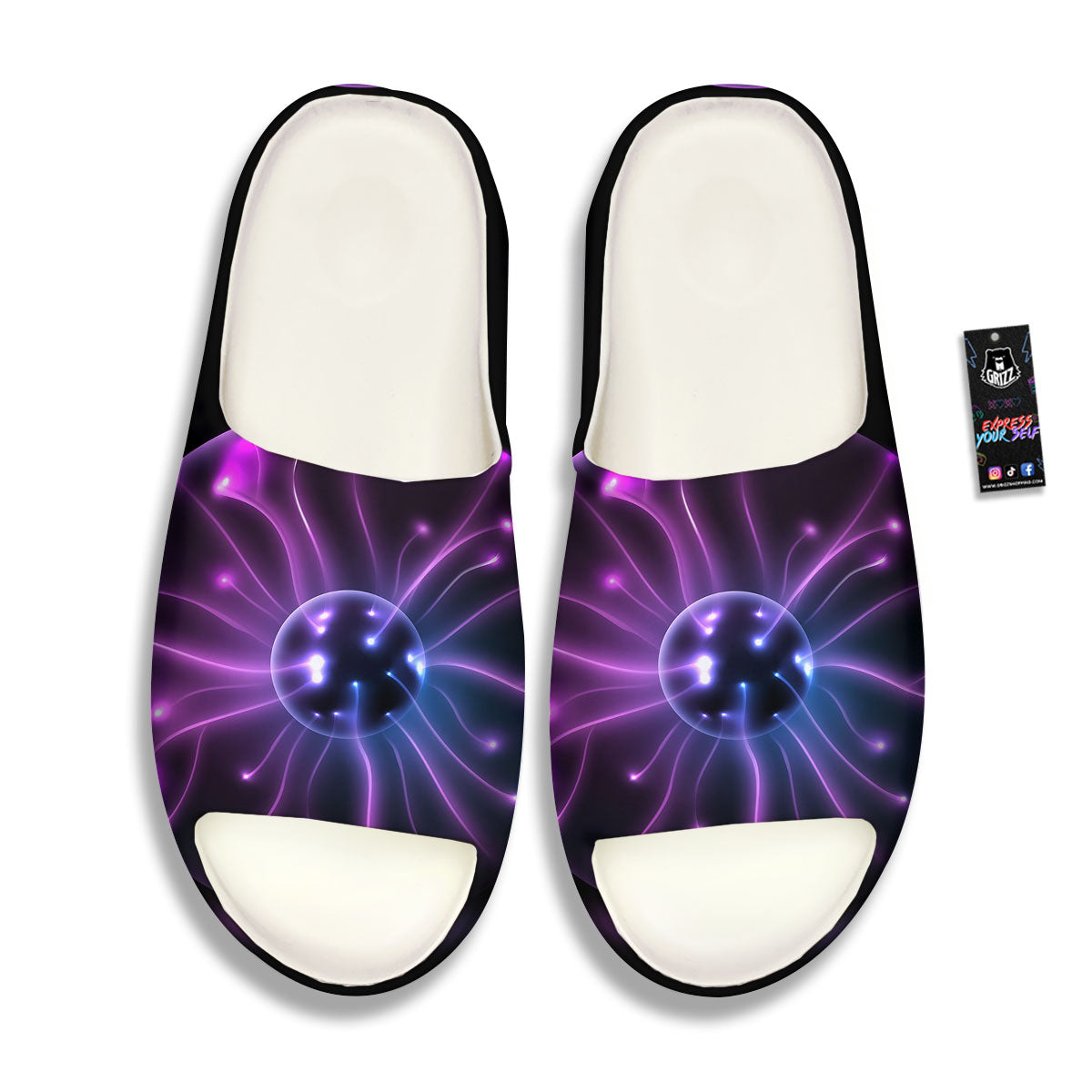Ball Plasma Print Sandals-grizzshop