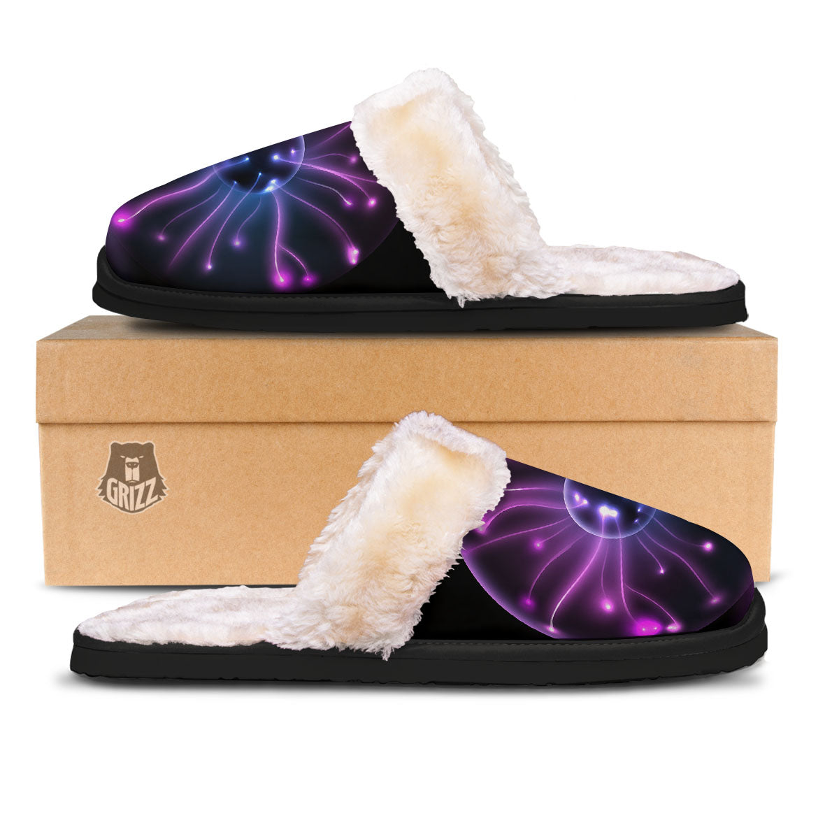 Ball Plasma Print Slippers-grizzshop