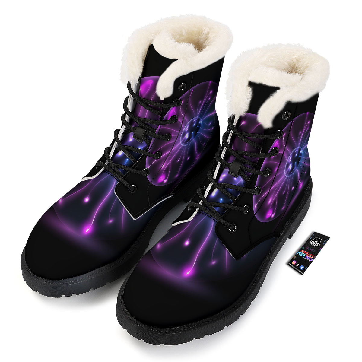 Ball Plasma Print Winter Boots-grizzshop
