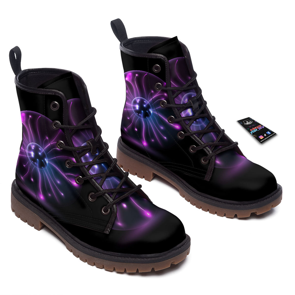 Ball Plasma Print Work Boots-grizzshop