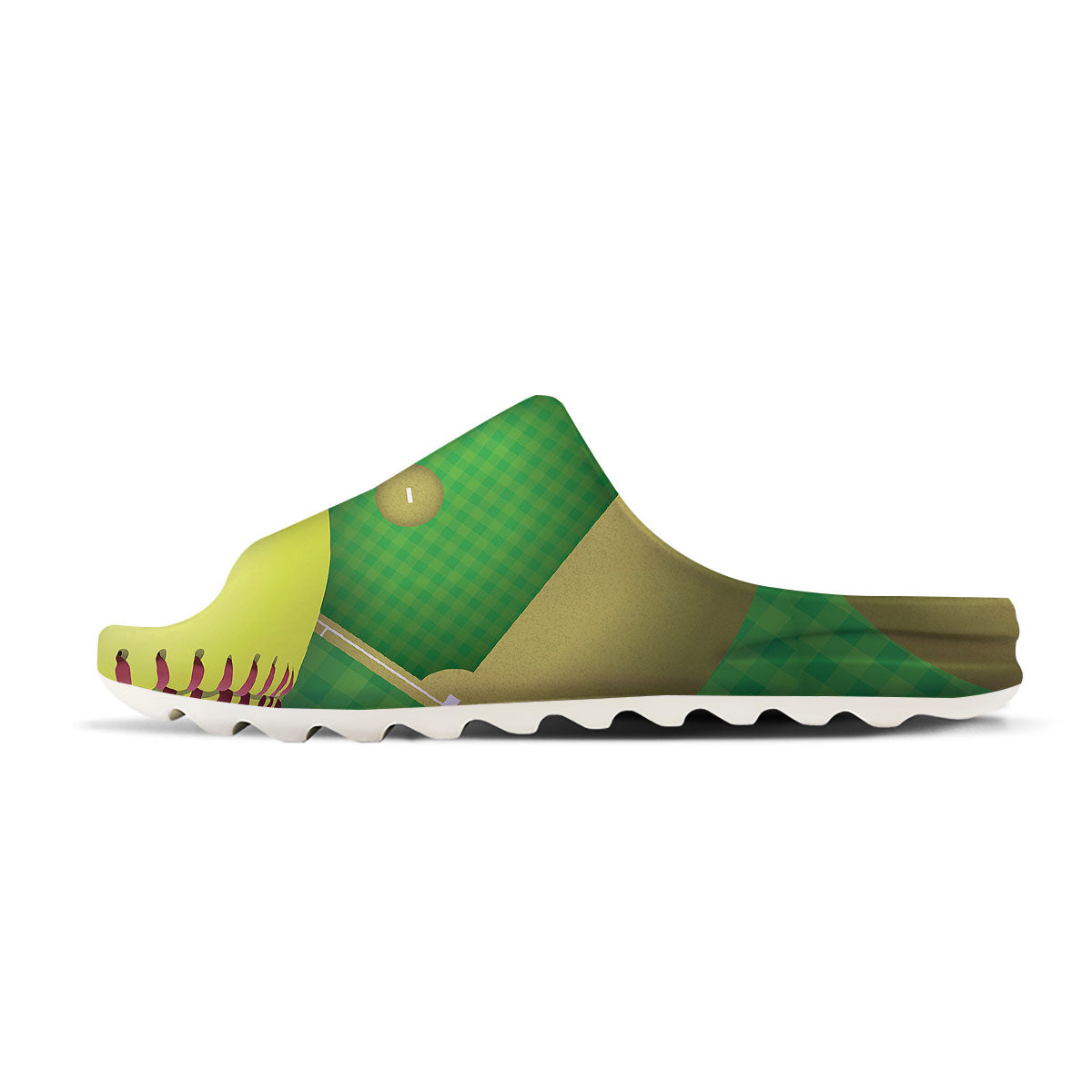 Ball And Softball Field Print Sandals-grizzshop