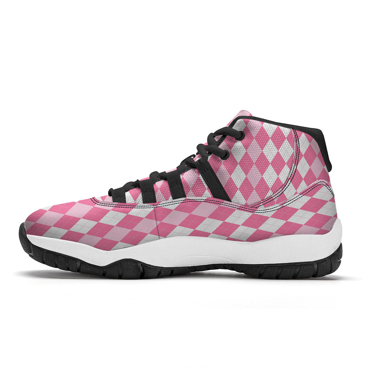 Ballet Dancing Print Pattern Black Bball Shoes-grizzshop