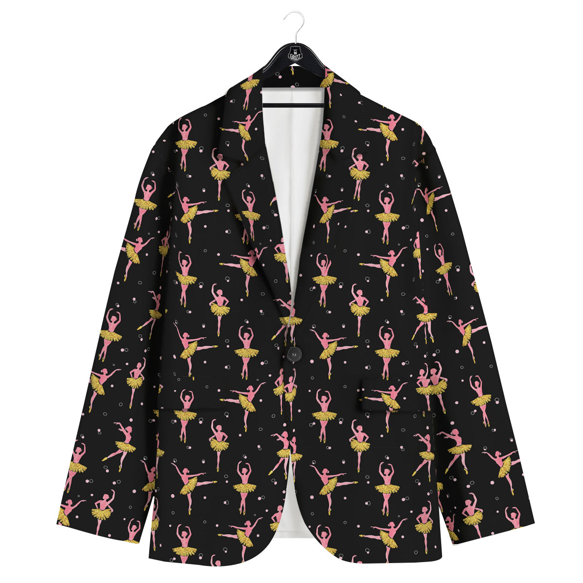 Ballet Dancing Print Pattern Men's Sport Coat-grizzshop