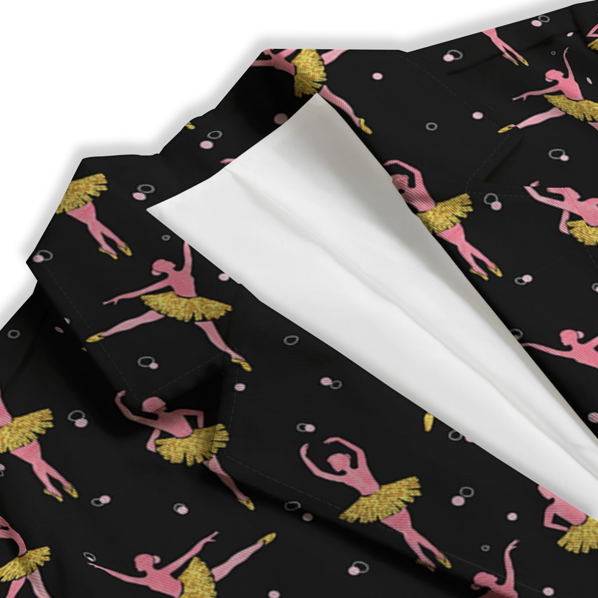 Ballet Dancing Print Pattern Women's Blazer-grizzshop