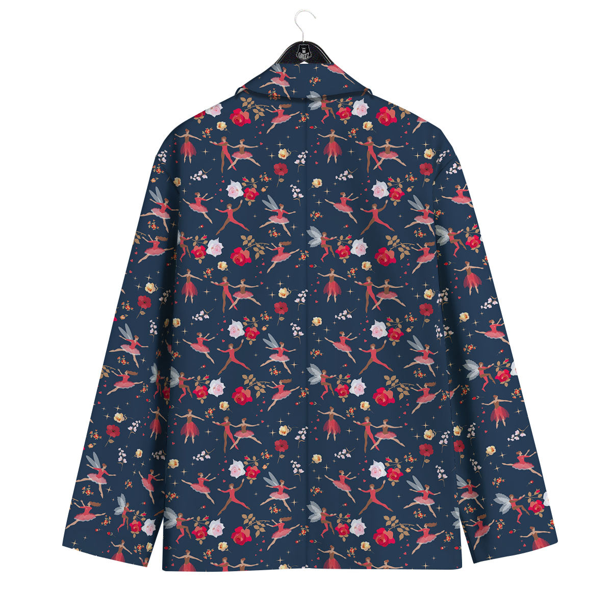 Ballet Floral Print Pattern Men's Sport Coat-grizzshop