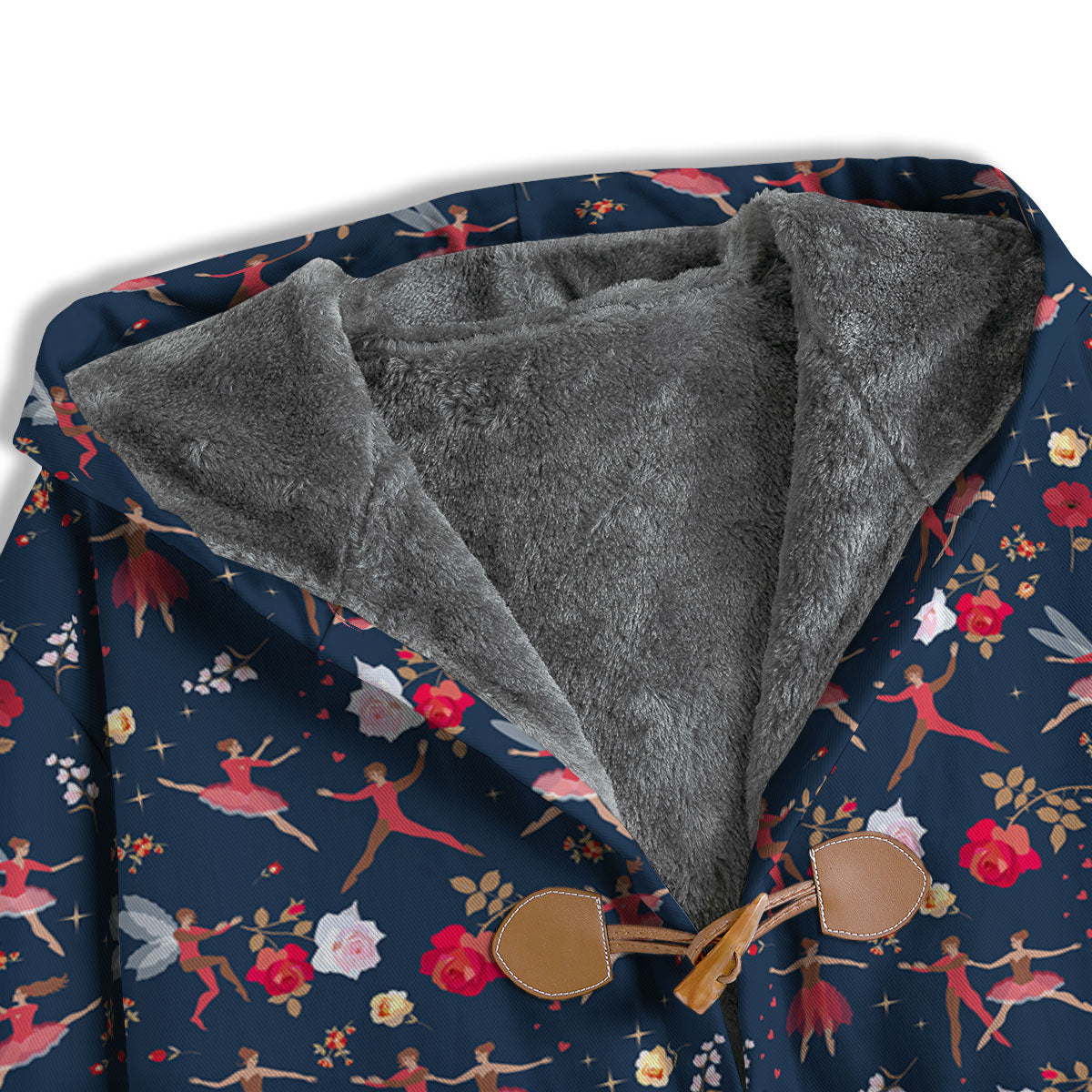 Ballet Floral Print Pattern Men's Windbreaker Jacket-grizzshop