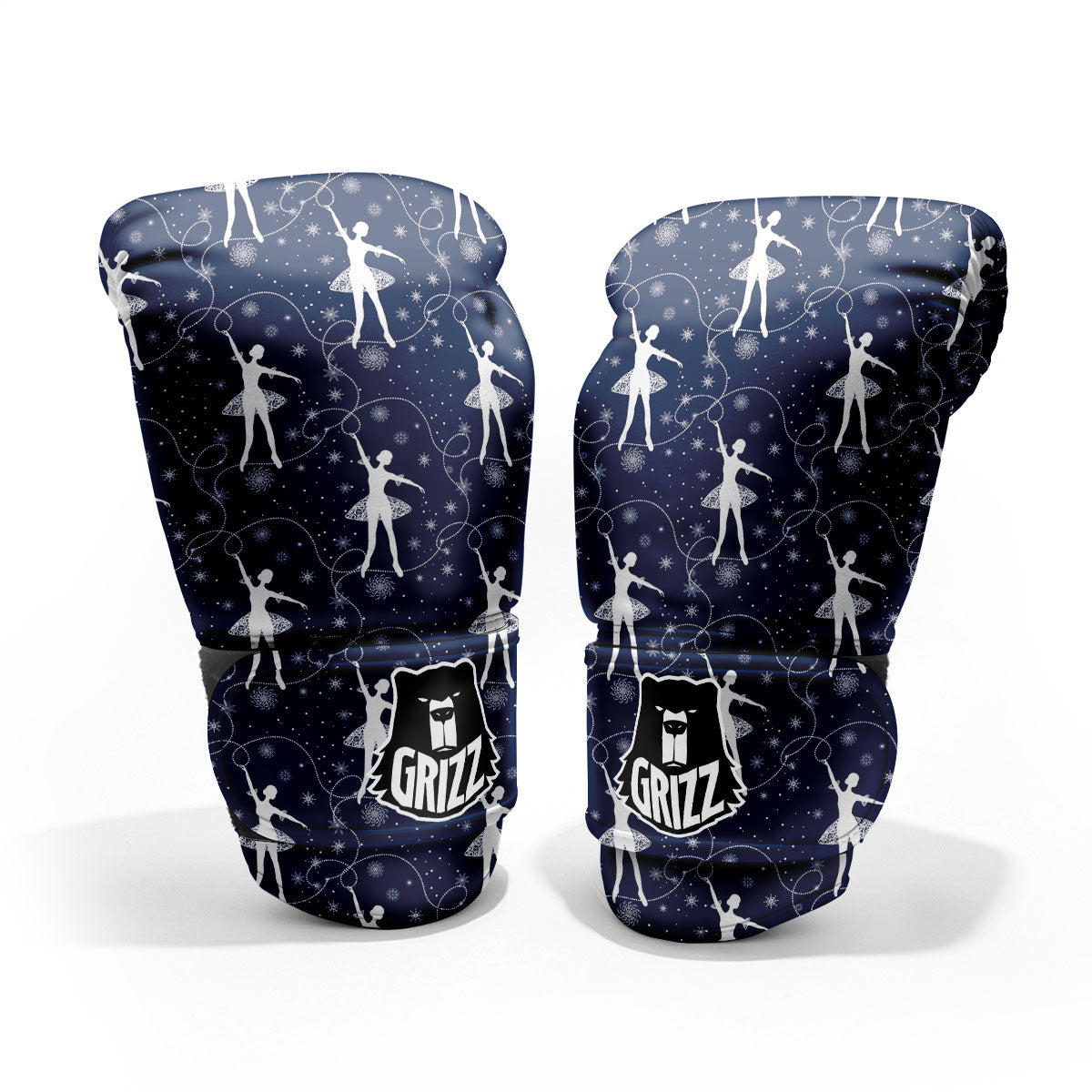 Ballet Snowflake Print Pattern Pro Boxing Glove