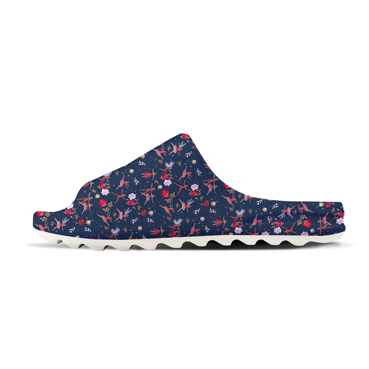 Ballet Floral Print Pattern Sandals-grizzshop