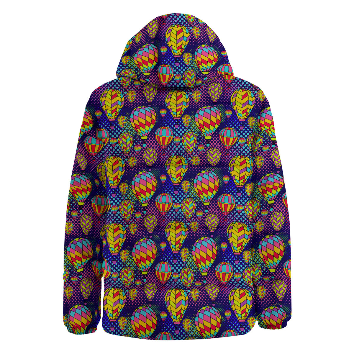 Balloon Air Retro Print Pattern Down Jacket-grizzshop