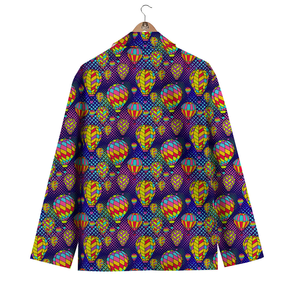 Balloon Air Retro Print Pattern Men's Blazer-grizzshop