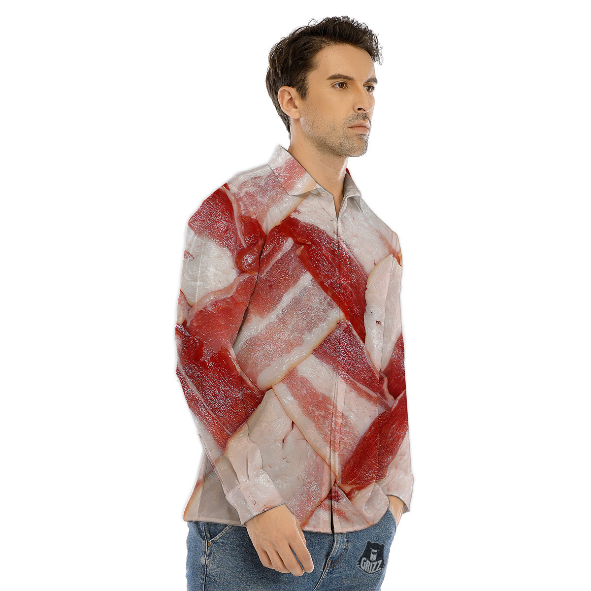 Balloon Air Retro Print Pattern Men's Dress Shirts-grizzshop