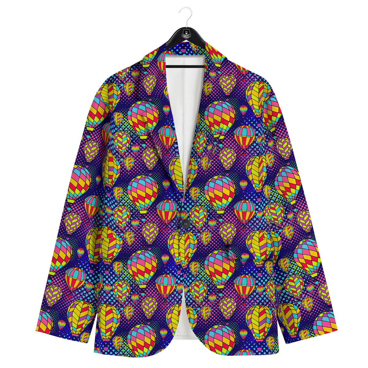 Balloon Air Retro Print Pattern Men's Sport Coat-grizzshop
