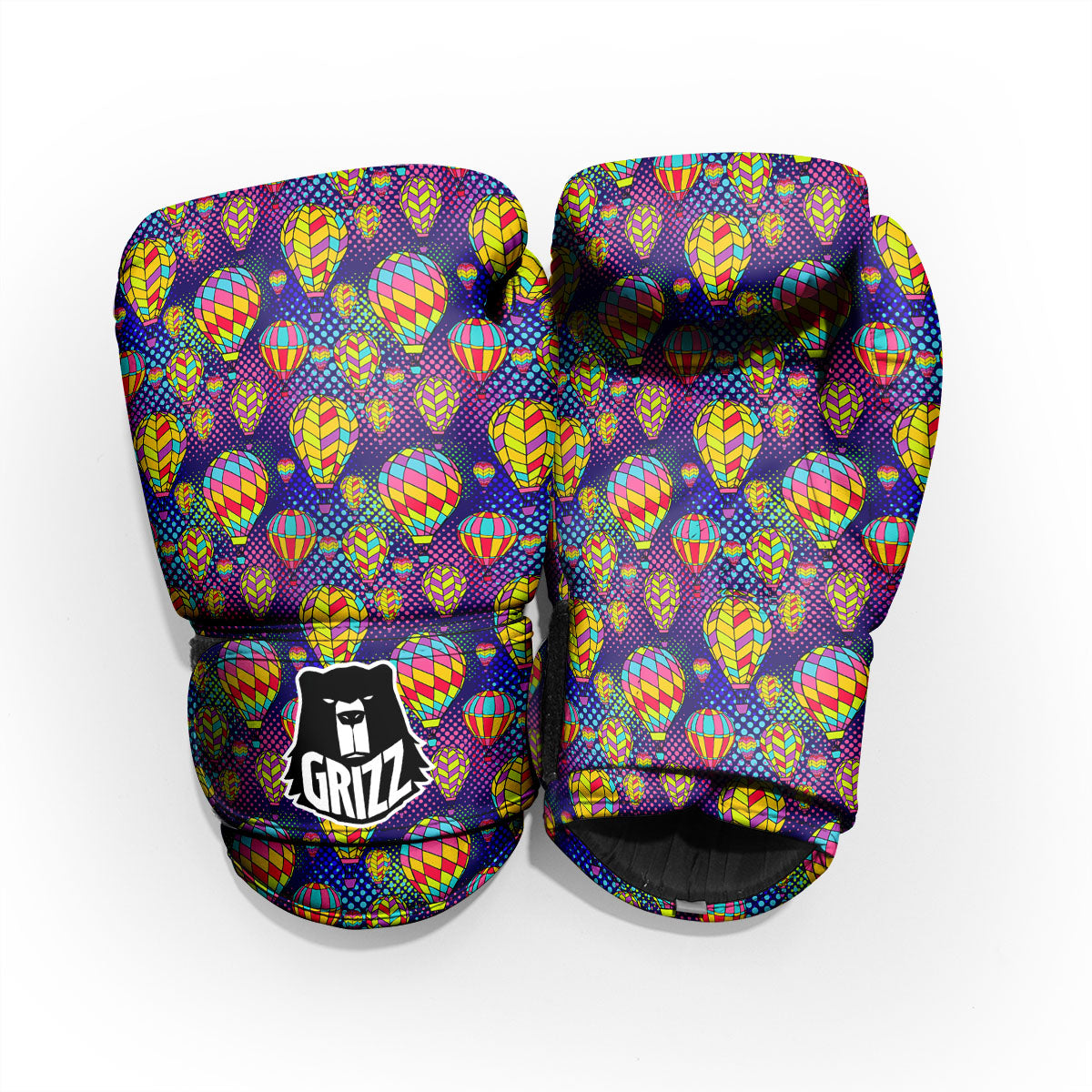 Balloon Air Retro Print Pattern Pro Boxing Glove