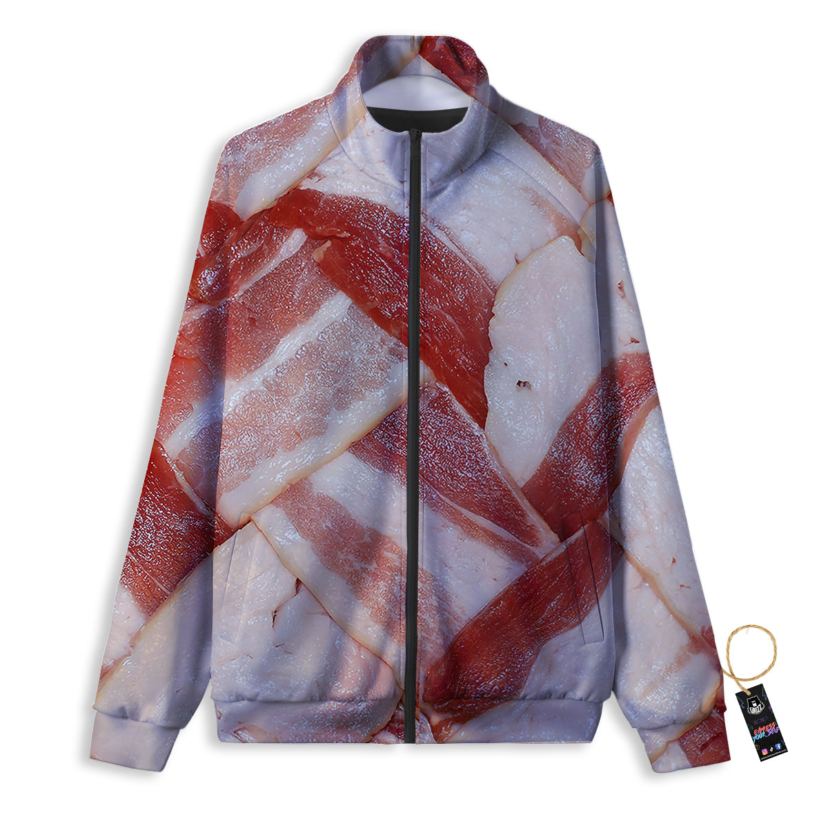 Balloon Air Retro Print Pattern Track Jacket-grizzshop