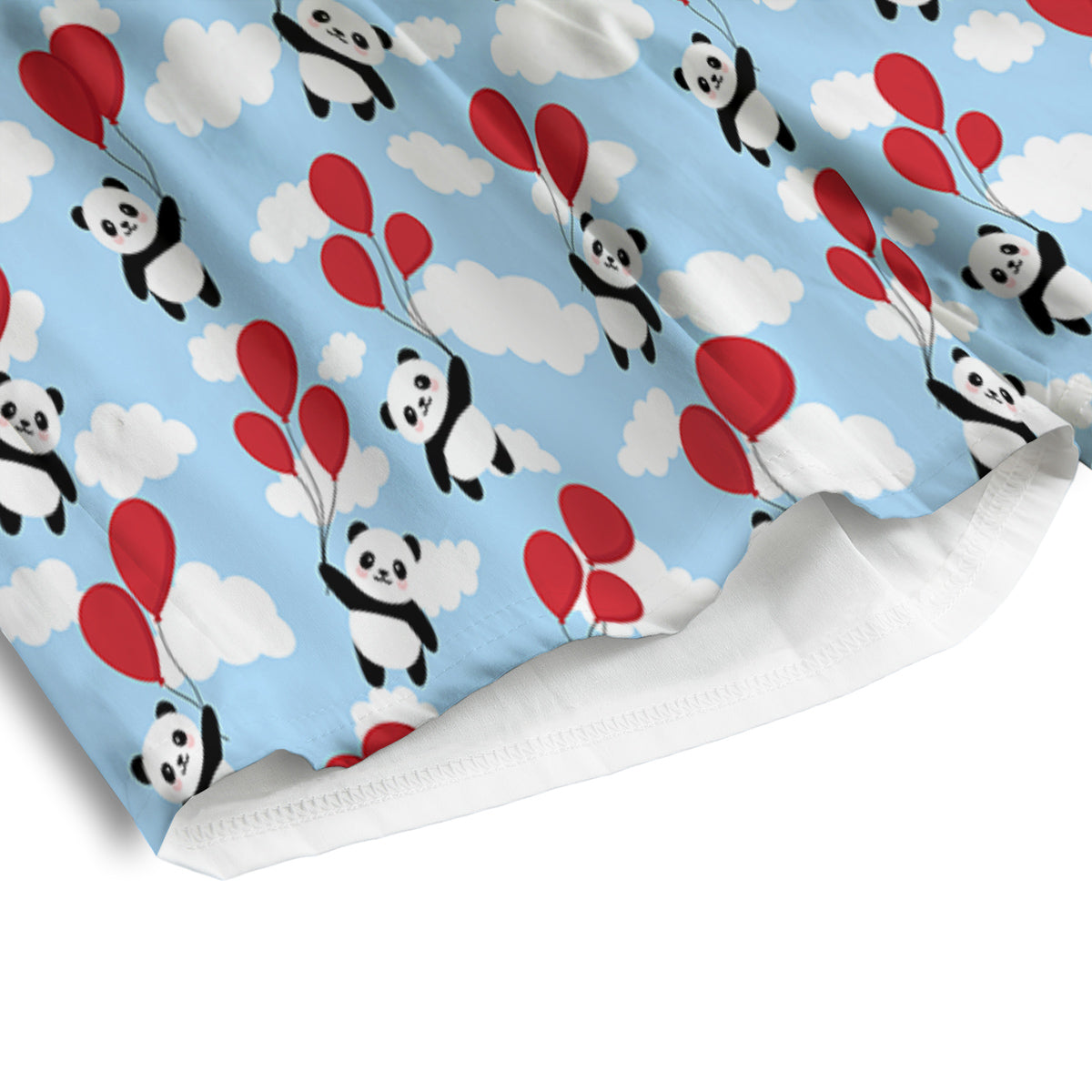 Baby Ninja Print Pattern Men's Athletic Shorts