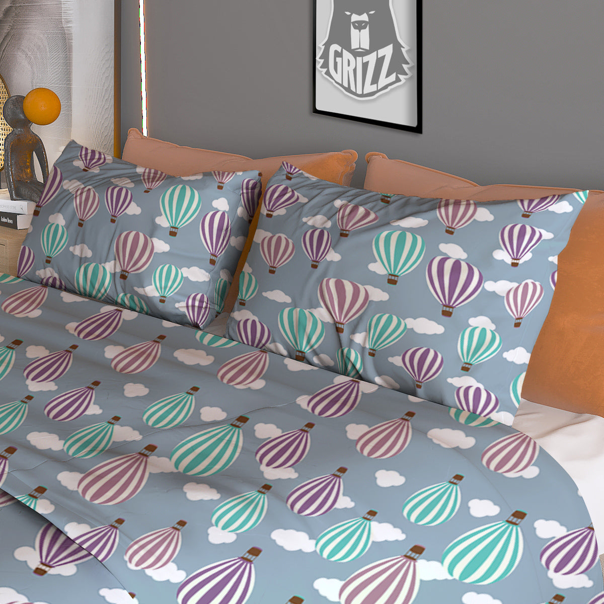 Banana Palm Leaf Green Tropical Print Duvet Cover Bedding Set