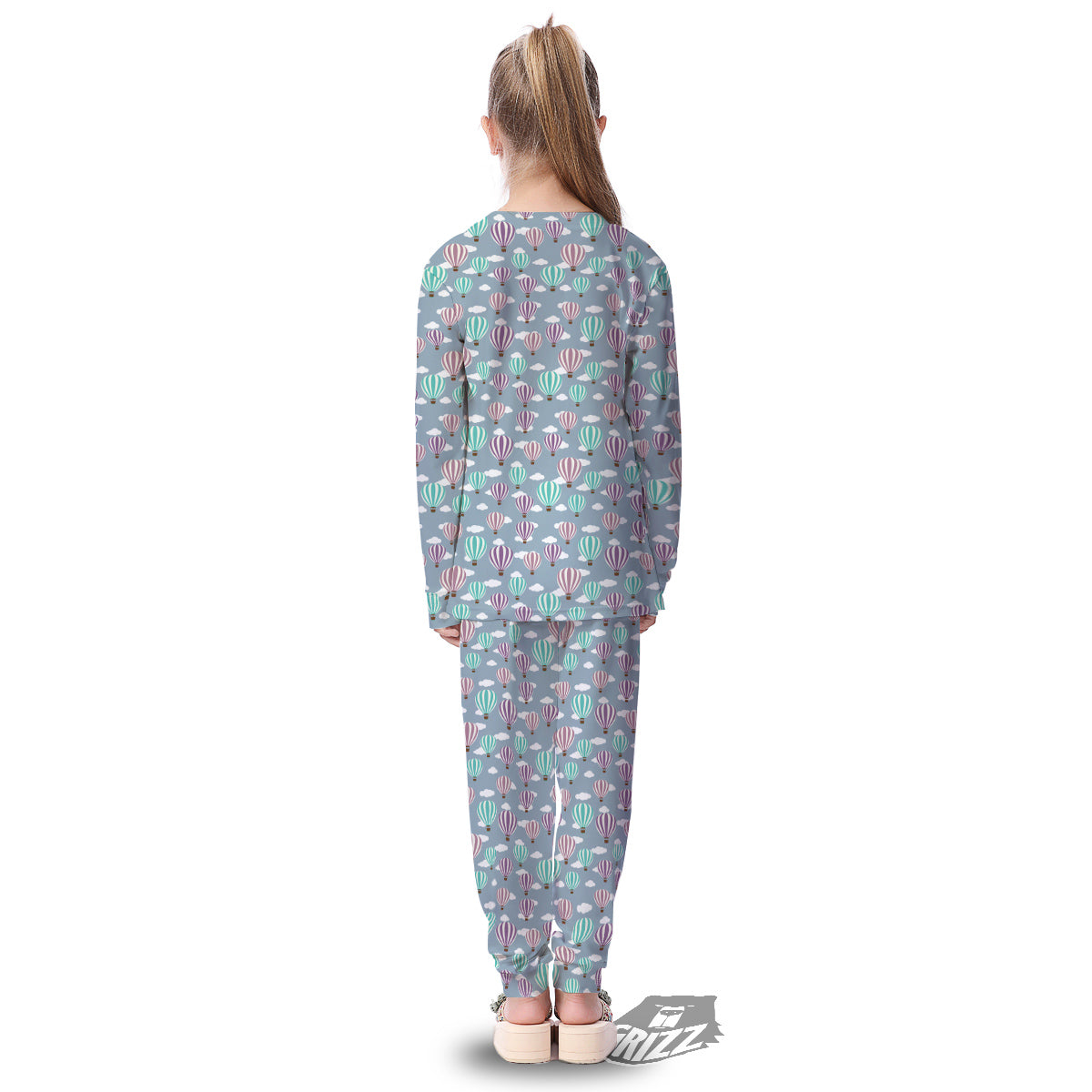 Balloon Cartoon Print Pattern Kid's Pajamas-grizzshop