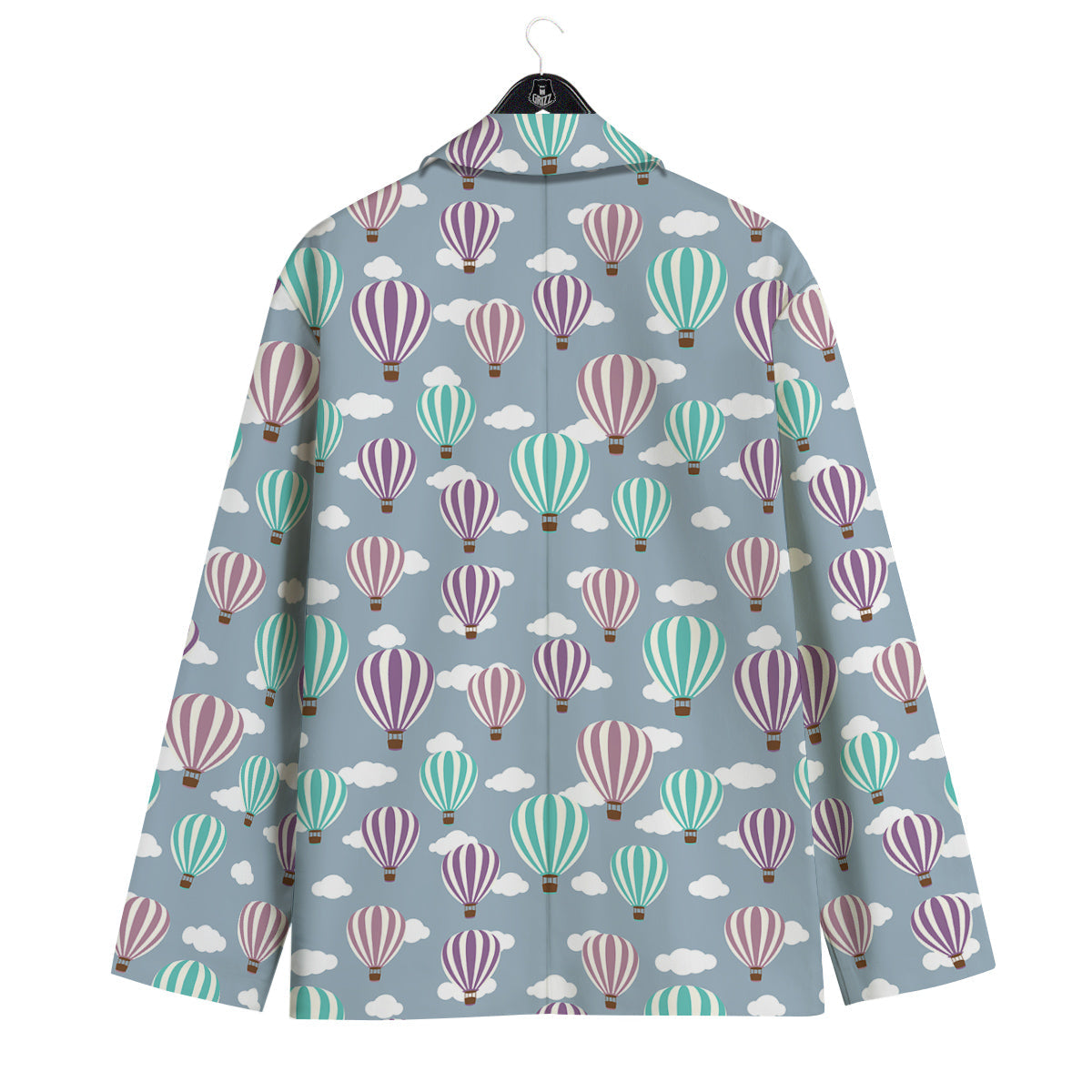 Balloon Cartoon Print Pattern Men's Sport Coat-grizzshop