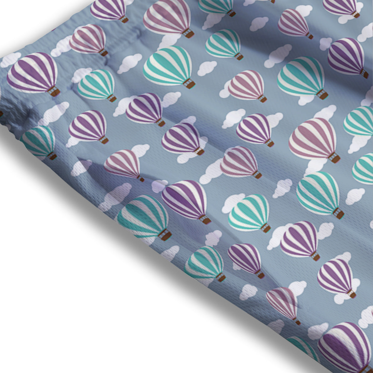 Banana Palm Leaf Green Tropical Print Mesh Shorts