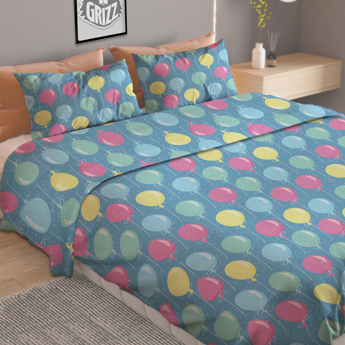 Banana Tropical Green Print Pattern Duvet Cover Bedding Set