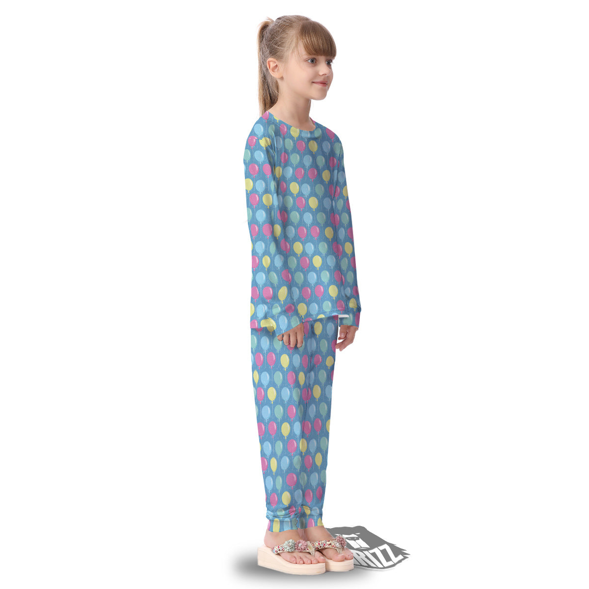 Balloon Colorful Print Pattern Kid's Pajamas-grizzshop