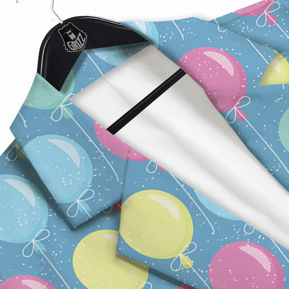 Balloon Colorful Print Pattern Men's Sport Coat-grizzshop