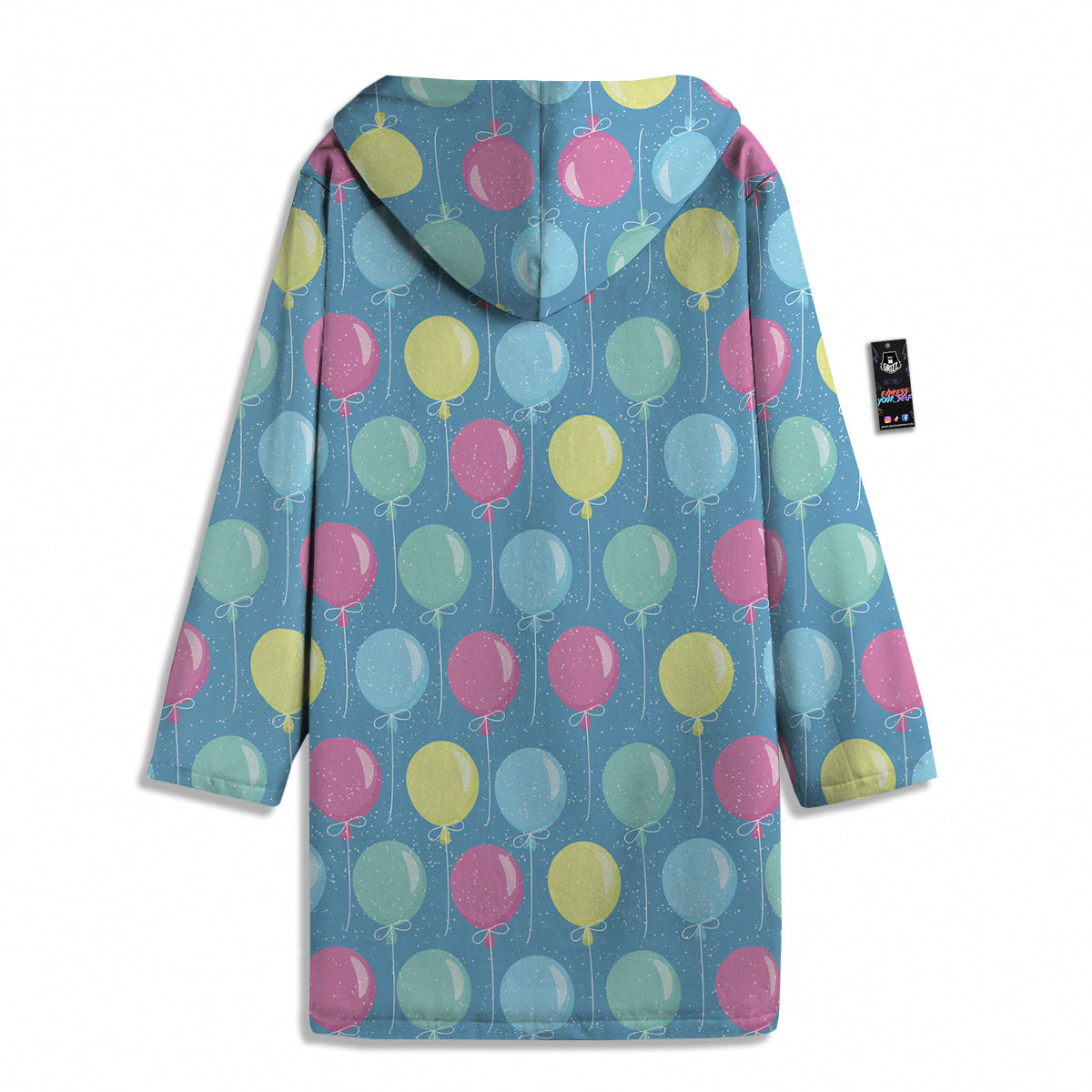 Balloon Colorful Print Pattern Men's Windbreaker Jacket-grizzshop