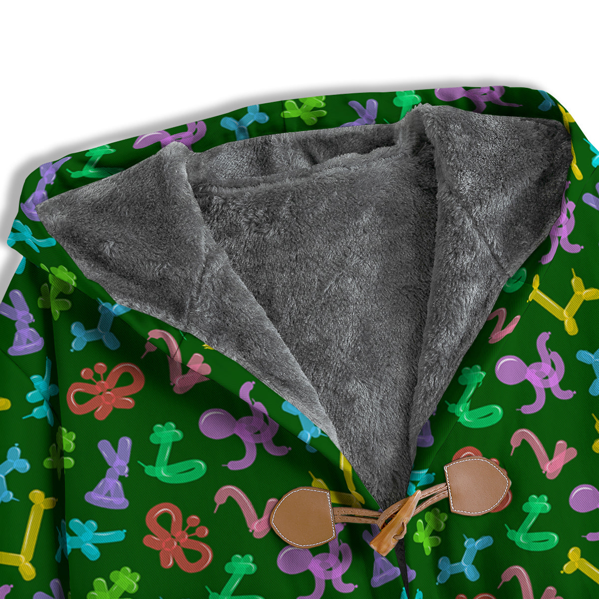 Balloon Modelling Print Pattern Men's Windbreaker Jacket-grizzshop